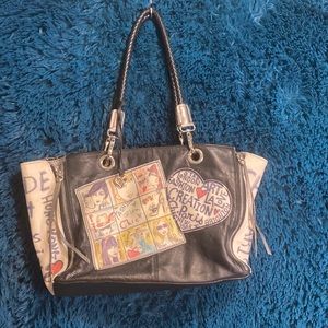 Brighton leather Fashionista Diva glam tote bag.